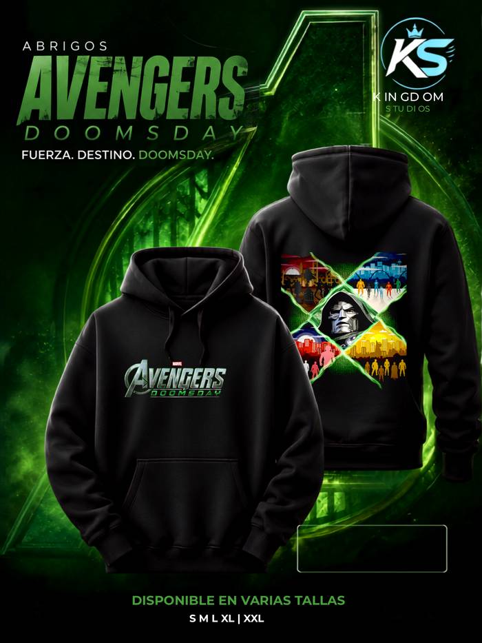 Sudadera Avengers Doomsday personalizada, foto 2
