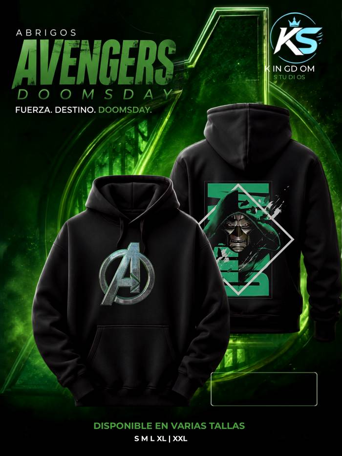 Sudadera Avengers Doomsday personalizada, foto 3